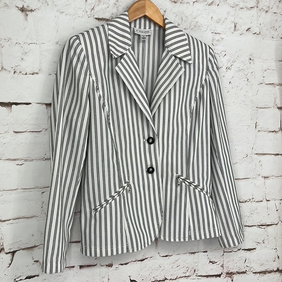 ✨VINTAGE✨St. John Sport Stretch Cotton Blazer, Size P - Picture 2 of 7